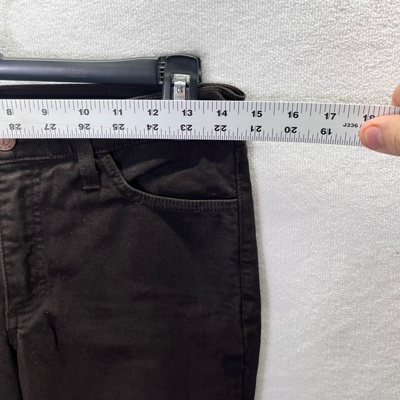 NYDJ Tummy Tuck Bootcut Jeans Womens 2P petite Black Denim Stretch VTG 2575 - Picture 5 of 10